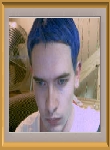 Cast member: Danny Johnson.  A genetic deficiency has turned his hair bright fluorescent blue, and the mental trauma of such an obvious handicap has been difficult to overcome.
