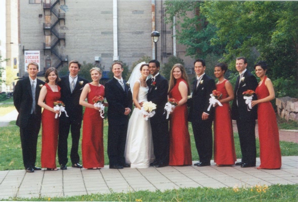 L+R wedding party