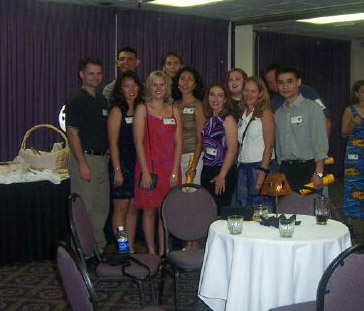 You'd think a $300 digital camera wouldn't take such fuzzy pictures...that's me on the far left.