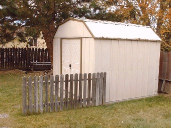 Backyard Aluminum Shed