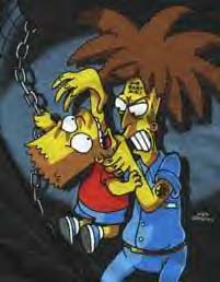 picture of Bob strangling Bart