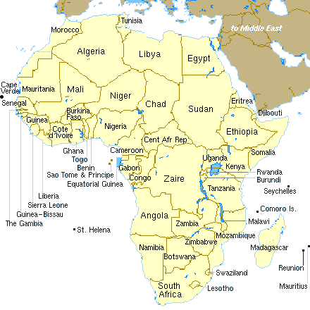 THE MAP OF ARIFCA