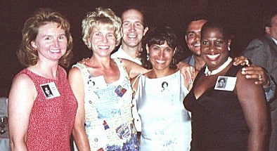 Belinda (Hester), Tori (Scherrer) Barlow, Jon, Janice (Soto) Cobb, Roman, and Shirley (Driver) Roman