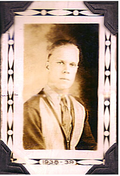 (Photo Credit 3) George "Ray" Rabenstine, 1939 Rancocas Valley Regional High School, Mount Holly, New Jersey, (Photograph courtesy of Rae Gonzalez)