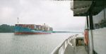 Canal transit through the lake