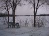 The field of snow that became a lake!
