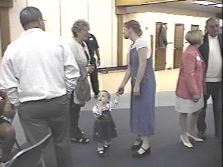 Katrina Courchaine & daughter Michaela just visiting