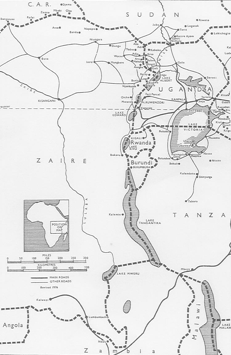 Africa Inland Mission map of Congo and environs
