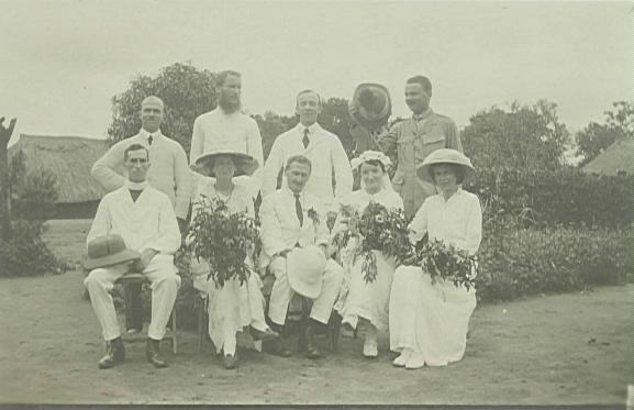 The wedding party at Yambio