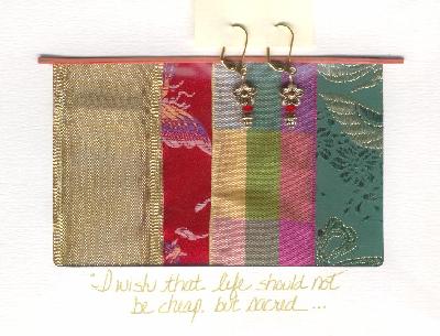 "Fragrant Days" silk panels