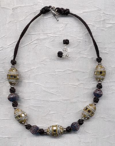 ROYAL INDIA chinese knotted ornamental choker, SOLD