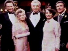 Ron Hale, Ilene Kristen, Bernard Barrow, Helen Gallagher, and Michael Levin in the final episode