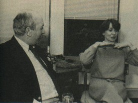 Bernie Barrow with Helen Gallagher