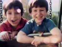 Children on swing