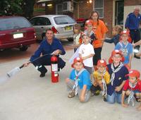 Joeys visit the fire station