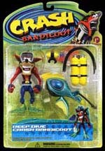 Includes Crash Bandicoot with scuba gear, an air tank and an underwater zoomer.