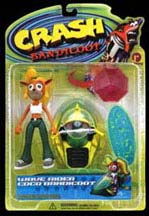Includes Coco Bandicoot, her water jet, a surf board and a red gem.