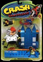 Includes Dr. N. Gin with a removable head rocket, a red gem, a laser gun and a large hovercraft.