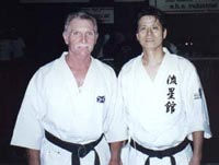 Senseis Takashi and Dave  at the 2000 Challenge in Durban