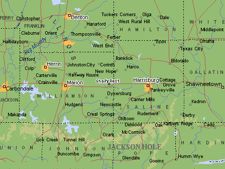 Southeast Illinois map