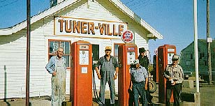 gas station