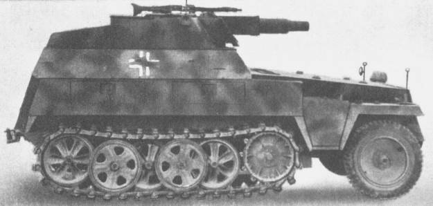 
leichte Sch�tzenpanzerwagen (7.5cm) Sd.Kfz.250/8 