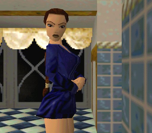 Lara in the shower