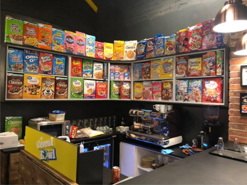 Ceral bowl front of store