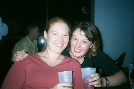 CP and I at Station 1, Springfield's Finest Waterfront Restaurant, the day before I received my Bachelor's Degree!