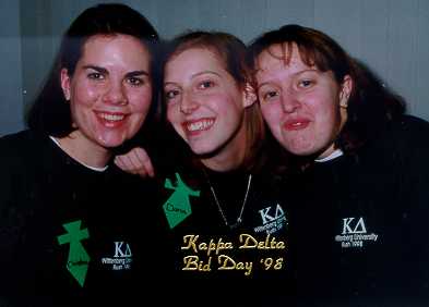 Kappa Delta Bid Day -- The Day KD invited me to become a member and the initiation process began!