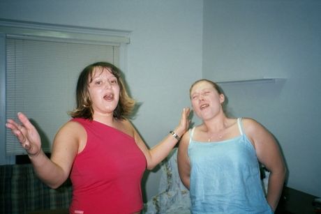 singing Lady Marmalade in between parties/bars