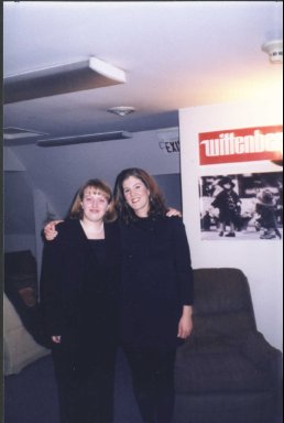 One of my roommates, Abby and I