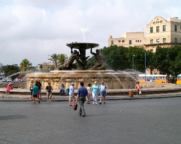 Triton Fontein in Valetta