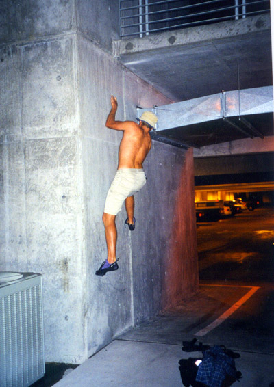 Josh on Milk and Cookies, a nice problem at the Gilman Parking Structure.&nbsp; 