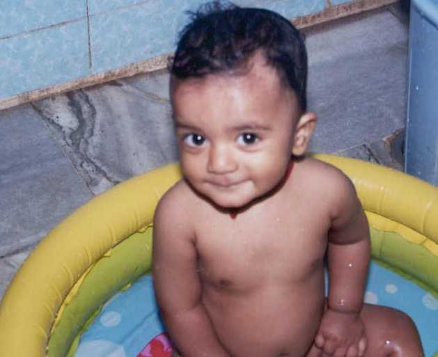Bathing time.