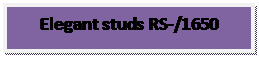 Text Box: Elegant studs RS-/1650