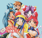 Los principales personajes de Saber Marionette J Again, un conjunto de seis Ovas llenos de aventura y emoci&oacute;n que es la introducci&oacute;n de Saber Marionette J to X