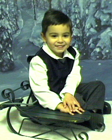 3 1/2 years old- Christmas photo