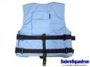 British Body Armor U.N. Blue Cover Back View