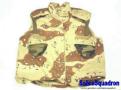 U.S. Flak Vest in 6-color camo Front View