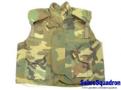 U.S. Flak Vest in woodland camo Front View