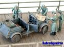 Kubelwagen and Officer Meeting