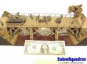 Diorama with dollar