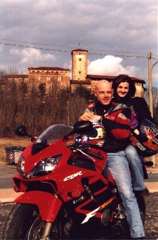 my sister Stefania and her boyfriend Gianfranco