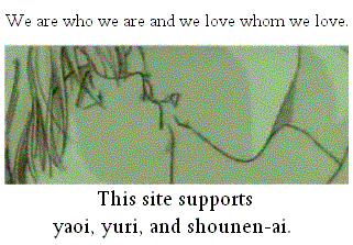 Just in case you missed the banner on the index page.......thought I'd warn ya again. ^^