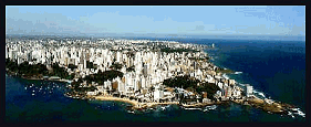 Aerial view of Salvador