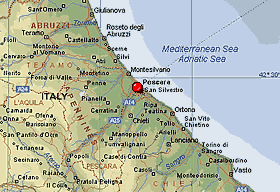 Pescara's map