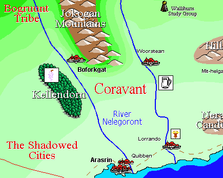 Map of Coravant
