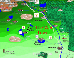 Map of the Wet Towns