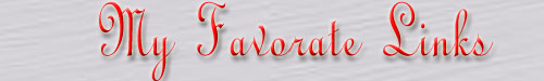 My Favorate Links